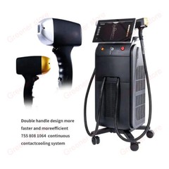 2IN1 Ice Titanium 755nm 808nm 1064nm Diode Laser Painless Hair Removal Machine