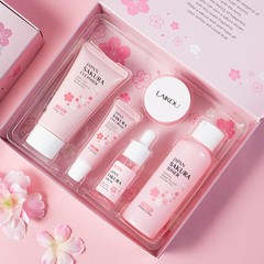 Skincare Gift Set Sakura Skin Care Travel Kit with Cleanser, Toner, 50g