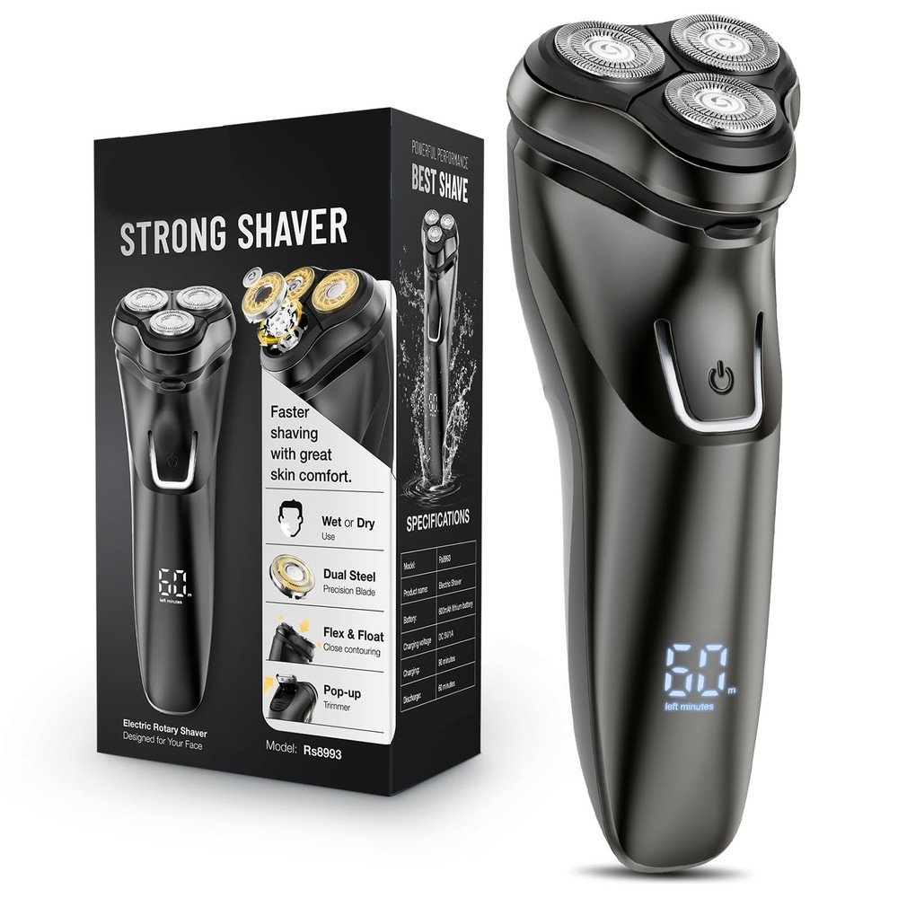 Lonkeen Razor For Men Shavers For Men – 4D Flex Blades Ipx6 Waterproof Usb