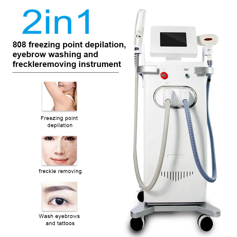 2IN1 755/808/1064nm Diode Laser Painless Tattoo Hair Removal Pico Laser Machine