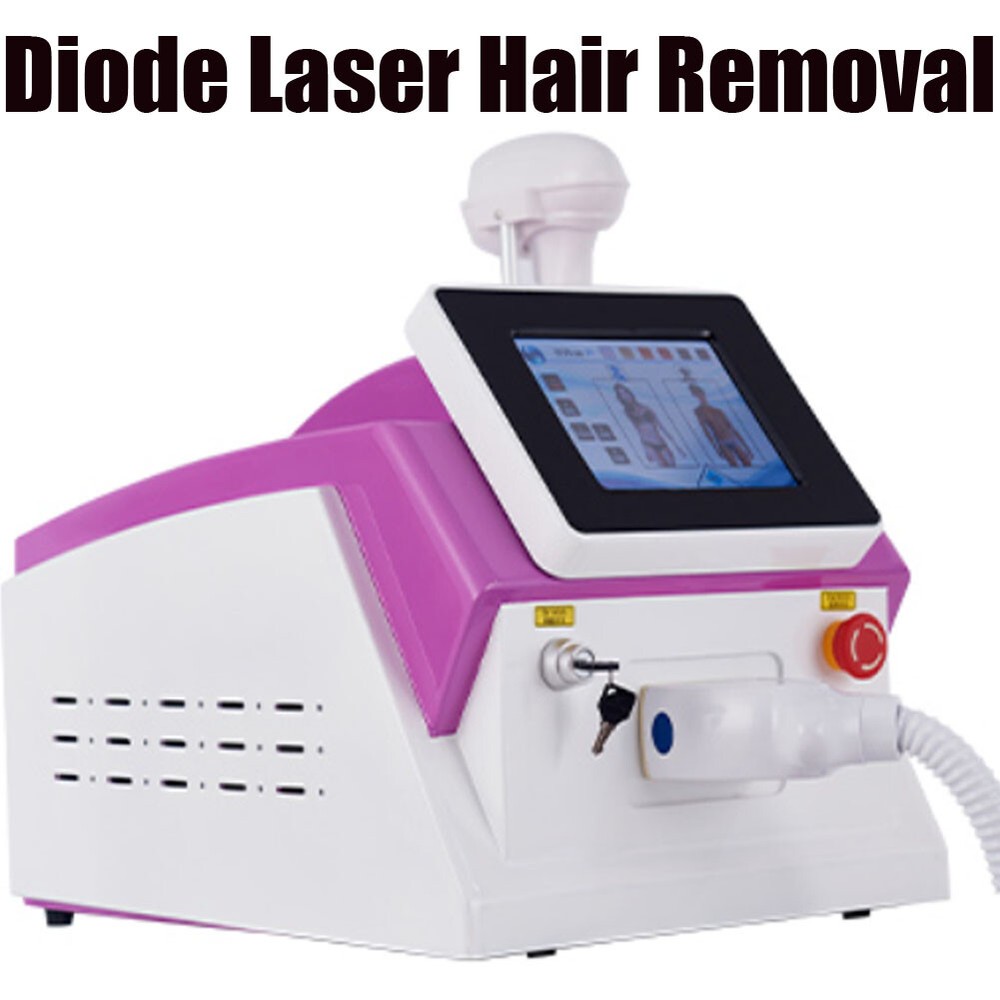 Beauty salon equipment epilator 755 808 nm 1064 diode hair removal machine