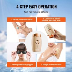 VEVOR Pulsed Light (IPL) System Professional Hair Removal Device T002BW – Gold