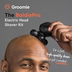 Groomie Cordless Bald Head Shavers For Men Baldiepro Head Grooming Kit –