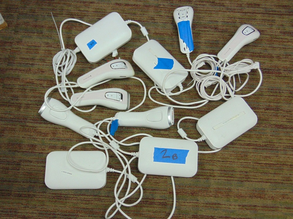 Remington Luxe 8500 IPL Laser Hair Removal System IPL8500 PARTS UNITS LOT