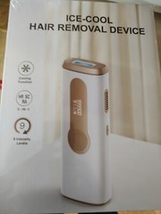 ICE-COOL HAIR REMOVAL DEVICE- 3-IN-1 -COOLING FUNCTION-9 INTENSITY LEVELS-SEALED