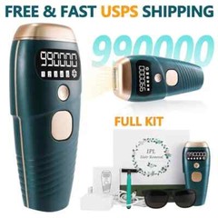 990,000 Flash IPL Hair Removal Laser Permanent Painless Epilator Body Facial USA