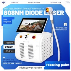 Freezing point Painless 755 808 1064 Permanent Diode Laser Hair Removal Machine