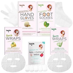SpaLife 10 Piece Korean Face Mask & Moisturizing Variety Set (10 Pack), Pink