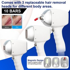 Diode Laser Hair Removal Machine 10Bars 4 Wavelength Painless Permanent Salon