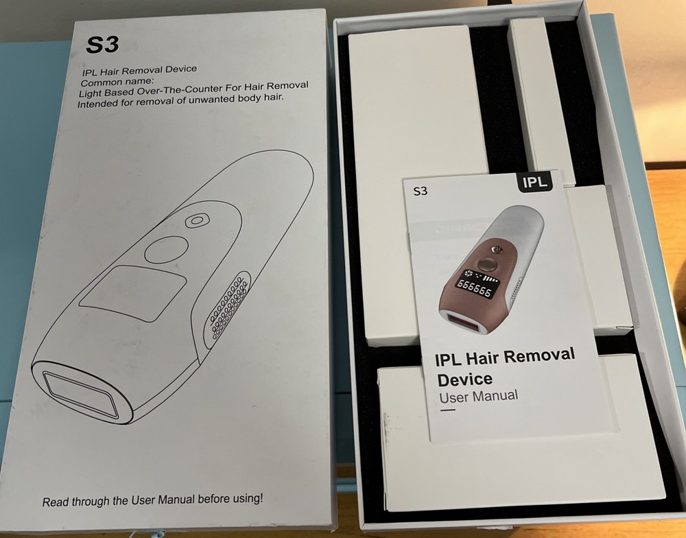 S3 IPL Laser Hair Removal Smooth Skin Device Brand New Portable