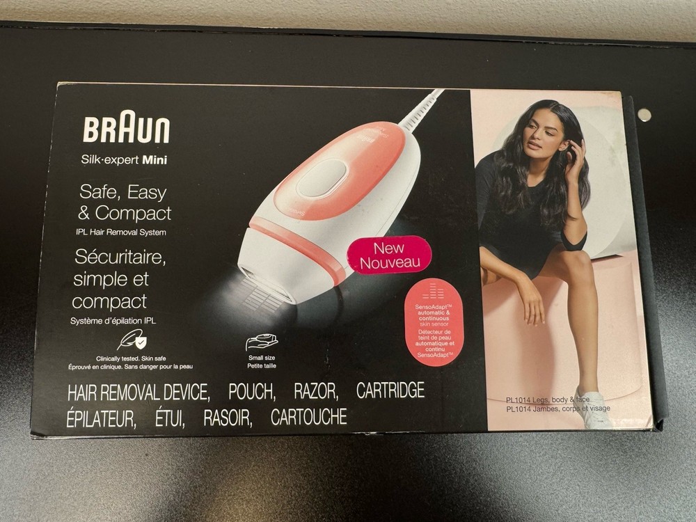 Braun IPL at Home Laser Hair Removal for Men & Women Silk Expert Mini PL1014