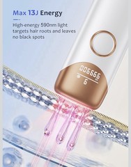 Ubroo Laser Hair Removal,IPL Hair Removal Device with 5℃ Ice Cooling,At-Home