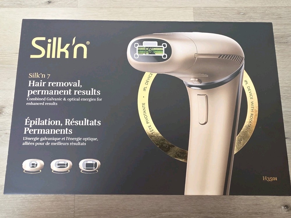 Silk’n 7 IPL Laser Hair Removal Device for Women and Men with Rotating Head