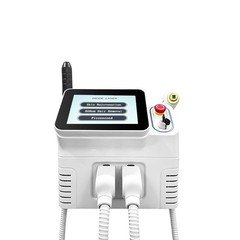 2-in-1 Ice Cooling Multi Wavelength Salon Skin Care Dual Applicator Machine