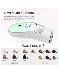 DEESS Permanent Hair Removal Device,350,000 Flashes IPL Hair Removal System