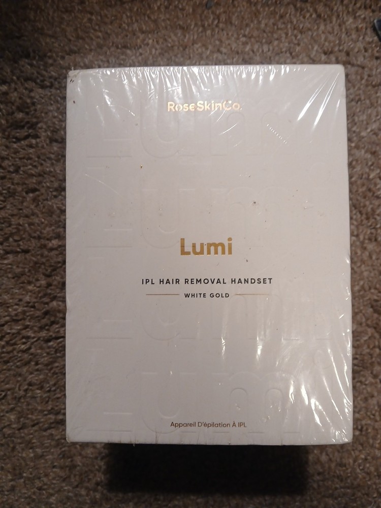 RoseSkinCo. Lumi IPL Hair Removal Device White Gold Body Legs Arms Bikini