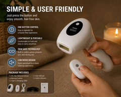 IPL Laser Hair Removal Device 900000 Flashes Ice Cooling 8 Level Epilator