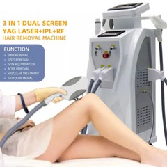 Nd Yag Laser 3 IN1 OPT IPL RF Hair Removal Machine Depilatory Skin Rejuvenation