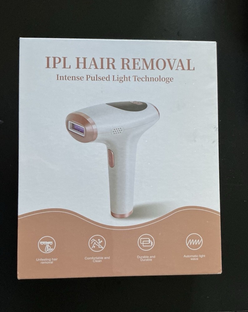 AMZGIRL TS6 Hand-Held IPL Laser Hair Removal Device 999,999 Flashes, Rose Gold