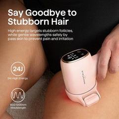Wavytalk IPL Hair Removal Device, Bare It with Precision Roller for Face Body Bi