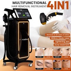 4-in-1 Ice Titanium Beauty Device: Hair Removal, IPL Spot Removal, Tattoo Remova