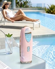 IPL Laser Hair Removal for Women and Men, At-Home Painless Device Pink