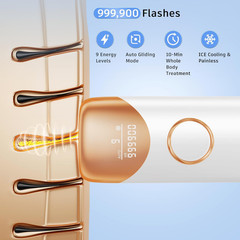 Laser Hair Removal IPL Hair Removal Device with 5℃ Ice Cooling, 3 in 1 Painless