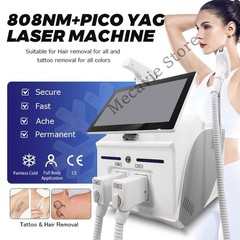 2-In-1 808nm FAC Ice Cooling Dual Probe Skin Tone Balancing Salon Beauty Machine