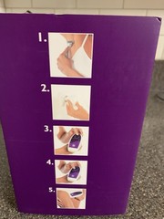 Silk’n Flash&Go IPL Hair Removal Device, White/Purple, Arms Legs Underarms