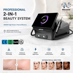 2-IN-1 Multi-Language 4-Wave Laser Hair Tattoo Removal Beauty Machine