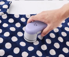 Portable Electric Lint Remover Fabric Shaver Clothes Fuzz Bobble Remover Blue