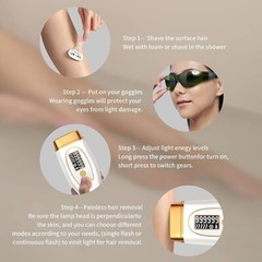 Yamangu Painless Hair Removal Device for Women & Men Whole Body (White)