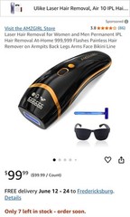 Amzgirl laser hair removal device