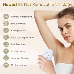 IPL Laser Hair Removal for Women and Men,999999 Flashes at-Home Hair Removal Dev