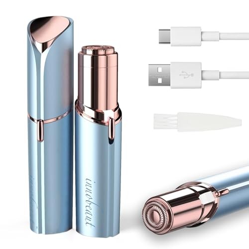 INNOBEAUT FACIAL HAIR REMOVAL FOR WOMEN, ELECTRIC PAINLESS (DEVICE ONLY) – BLUE