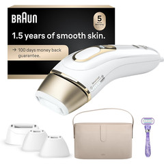 Laser Hair Removal Pro 5 Latest Generation IPL w/Wide Head & Two Precision Head