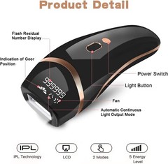 Huieter Laser Hair Removal Women Permanent Painless IPL Facial Leg Arm Armpits