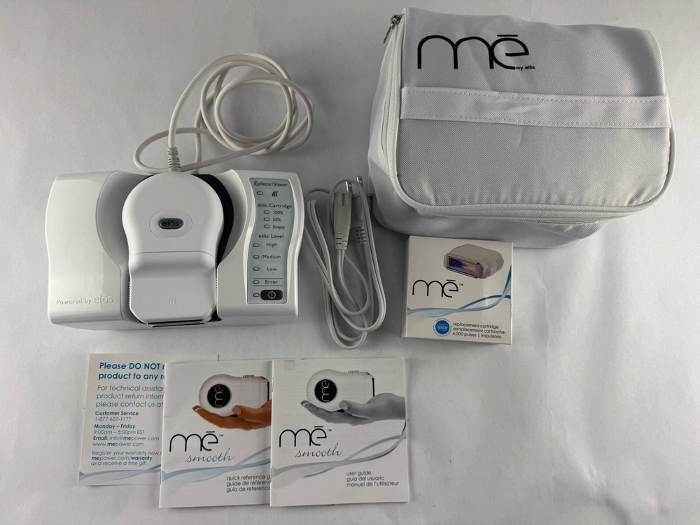 mē Smooth Permanent Hair Reduction Device with FDA Cleared elōs Technology