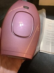RoseSkinCo~IPL Hair Removal Handset~Pink Laser Device~Painless New Open Box