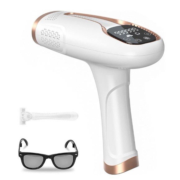 IPL Hair Removal Device 999999 Flashes-Permanent Hair Remover for Women & Men Fa