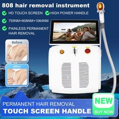 Ice Titanium Soprano Permanent Painless 808nm Diode Laser hair removal Machine
