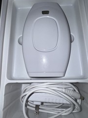 IPL Hair Removal Device Kit, White, Corded Electric, Includes Sunglasses