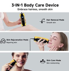 JOVS Laser Hair Removal 37°F with Sapphire Ice-Cooling 3 in 1 Hair Removal