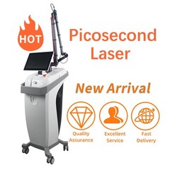 Fractional Laser Co2 Nd Yag Laser Tattoo Remove Facial Skin Rejuvenation Machine
