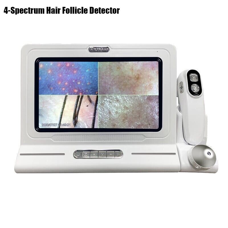 10MP Four-Spectrum Hair Follicle Detector Professional Skin Hair Scalp Detector