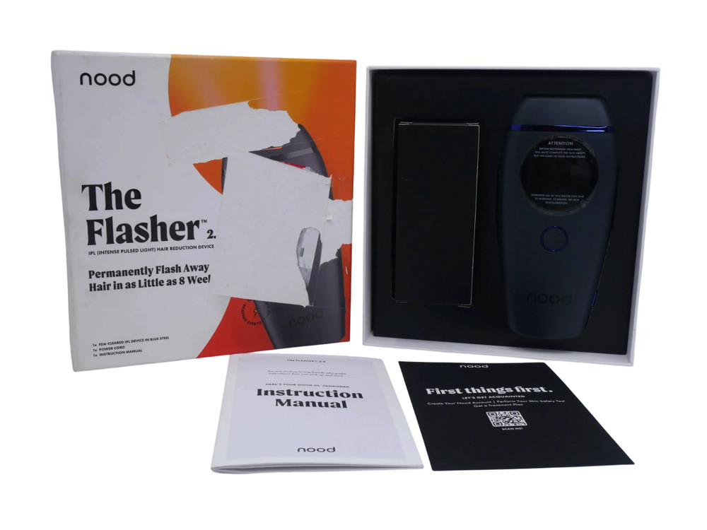 Nood The Flasher 2.0 IPL Hair Reduction Device Steel – Free Shipping