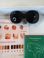 Auyukoi Unisex White Gold Skin Laser IPL Professional Hair Removal Device A84