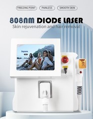 Laser hair removal device, facial, body, and underarm cooling system