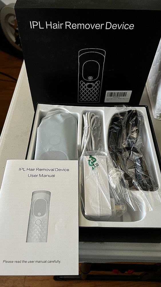 New Unused At-Home IPL Laser Hair Removal Handset System Full Professional Kit