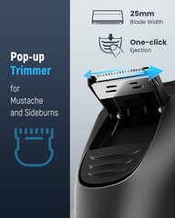 Lonkeen Razor For Men Shavers For Men – 4D Flex Blades Ipx6 Waterproof Usb
